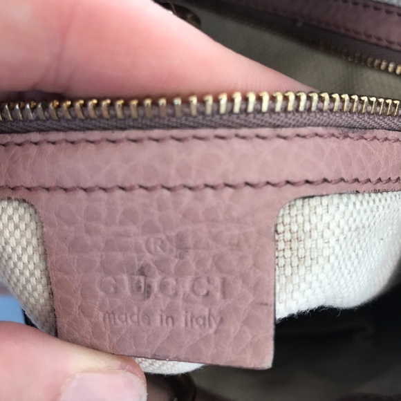 Gucci Soho Bag in dusty pink color - Picture 11 of 15